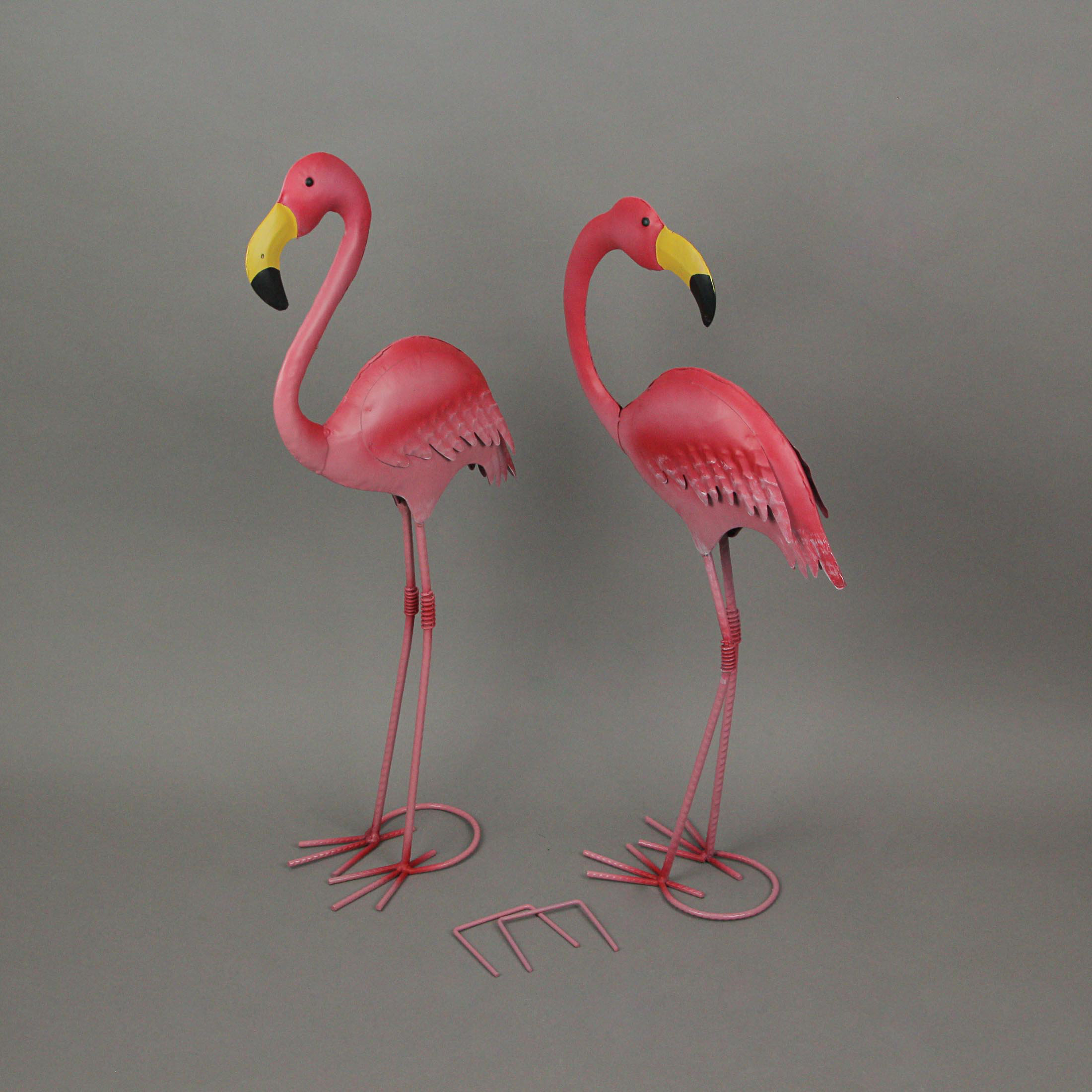 Design Toscano Large Pink Flamingo Yoga Statues & Reviews