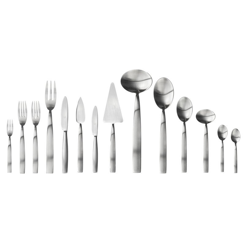 Ensemble de couverts Med méditerranea (configuration S) - 113 pièces - Acier inoxydable, Argent argent