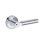 Lake Forest Keyed Entry Lever with Recessed Round Rose in Lifetime (PVD) Satin Brass