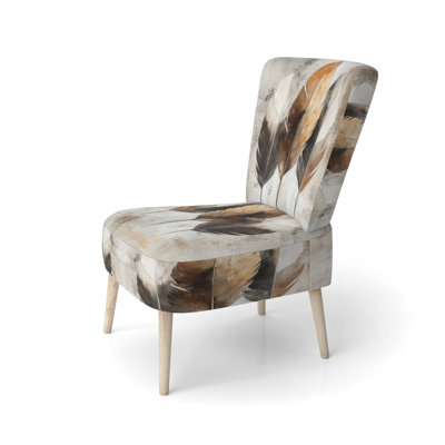 Chaise d'appoint Boho Feather - Chaise d'appoint Boho Free Spirit Feathers