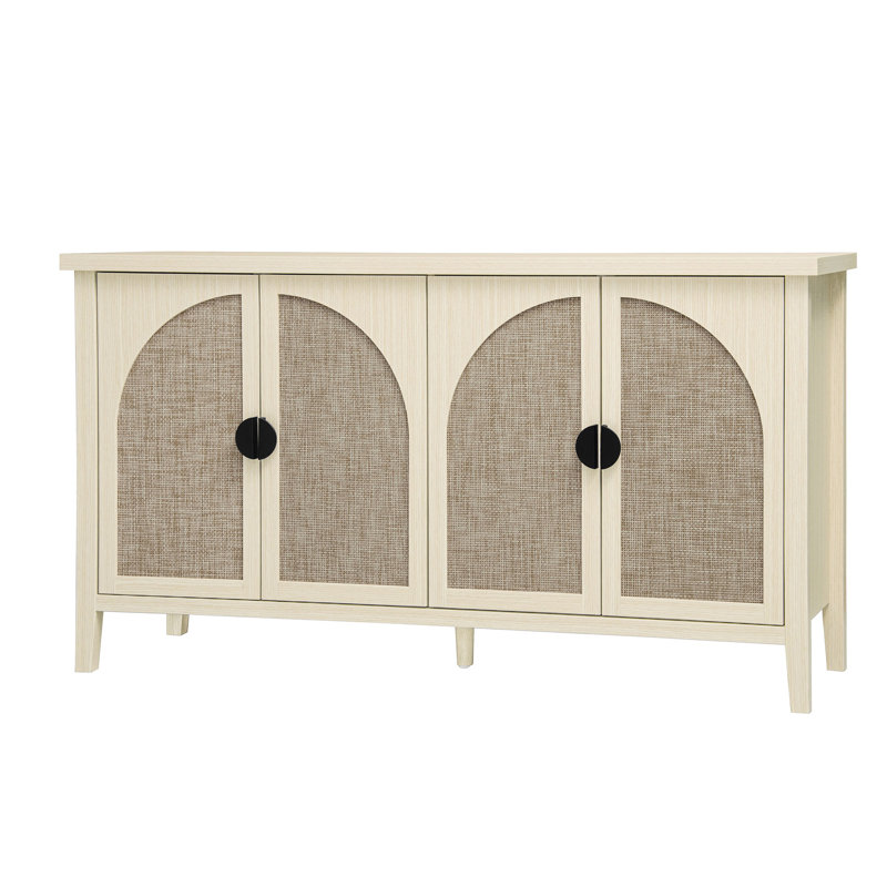 Chambre à coucher, salon et bureau 4 portes - placard d'ingénierie, bavure, surface délicate, poignées en métal, tablettes réglables à 3 positions, support en pin avec antidérapant, solution de rangement pour mécanisme de chute pour