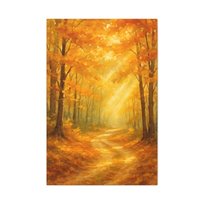 Aaroon Single Picture Frame Print on Canvas