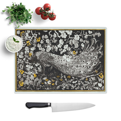 Peacock by Theo Van Hoytema Chopping Board