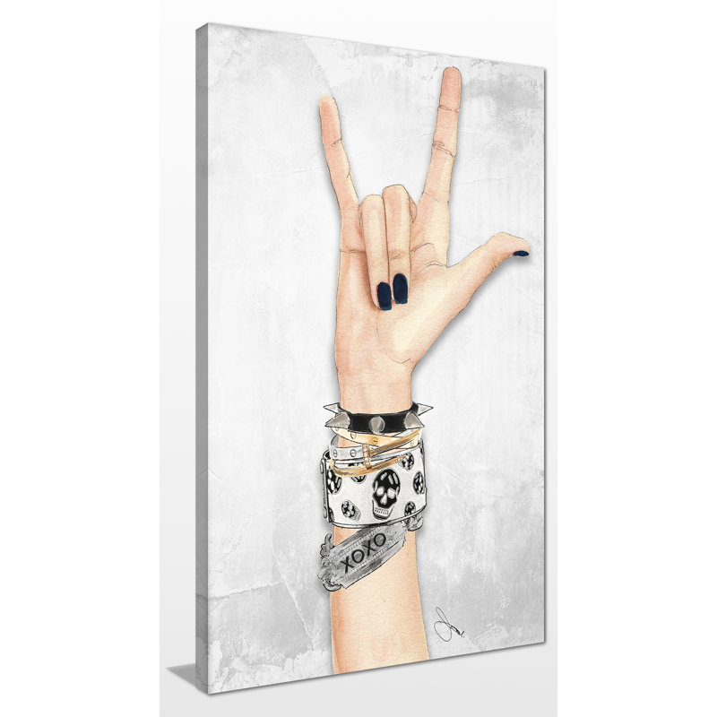 «Xo», reproduction sur toile, H 40 po x l 24 po x P 1,5 po, Toile tendue