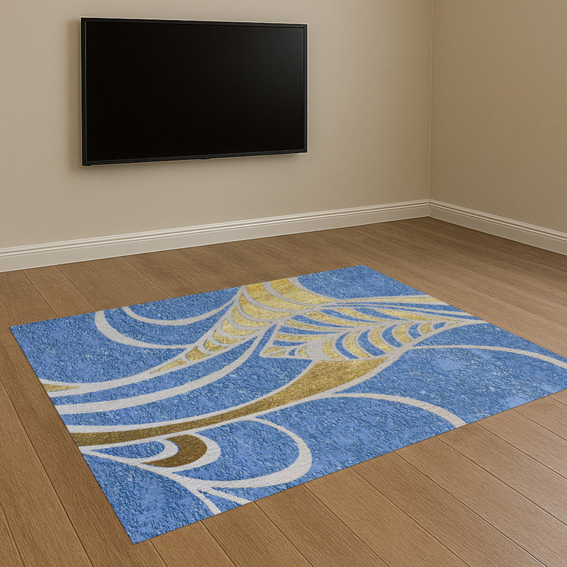 Geometric Area Rug, Rectangle 140 x 200 cm