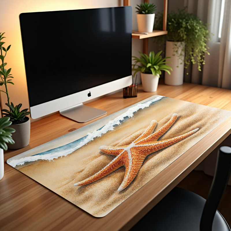 Polyester Desk Pad, 14.4x12.1