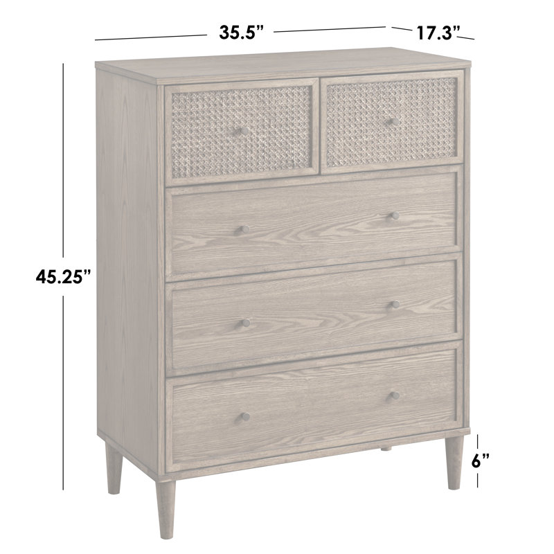 Commode 5 tiroirs Maxwell