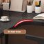 Bureau d'écriture en bois massif noir en forme de L-1319576078-1319576073