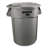 Rubbermaid® Commercial Round Brute® Container Plastic Open Kitchen Trash Can - 55 Gallons