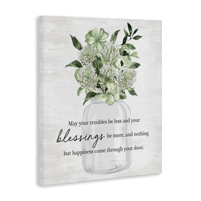 Art mural sur toile Lucky Clover Blessing