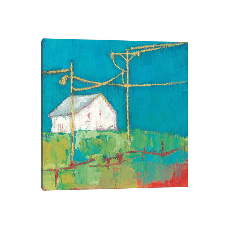 Fon Barn III by Sue Jachimiec - Gallery-Wrapped Canvas Giclée on Canvas, Canvas, 30.48 cm H x 30.48 cm W