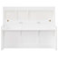 Lit escamotable simple avec bureau et tablettes de rangement-1167274504