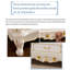 Buffet de table en bois fritté blanc-1076436070