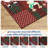 Christmas Living Room Area Rug, Cute Soft Santa Deer Snow Rugs for Nursery Bedroom Large Non Slip Foldable Lightweight Winter Holiday Carpet for Dining Room Playroom-492806651