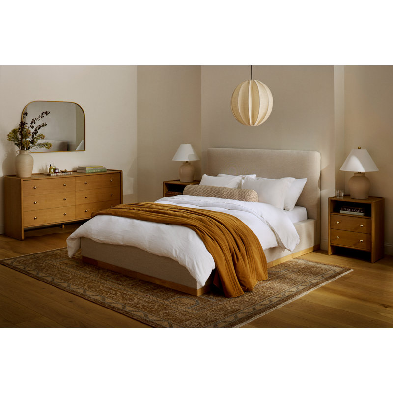 Mallory 6-Drawer Rounded Back Dresser
