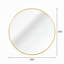 Metal Round Bathroom Mirror-706897658