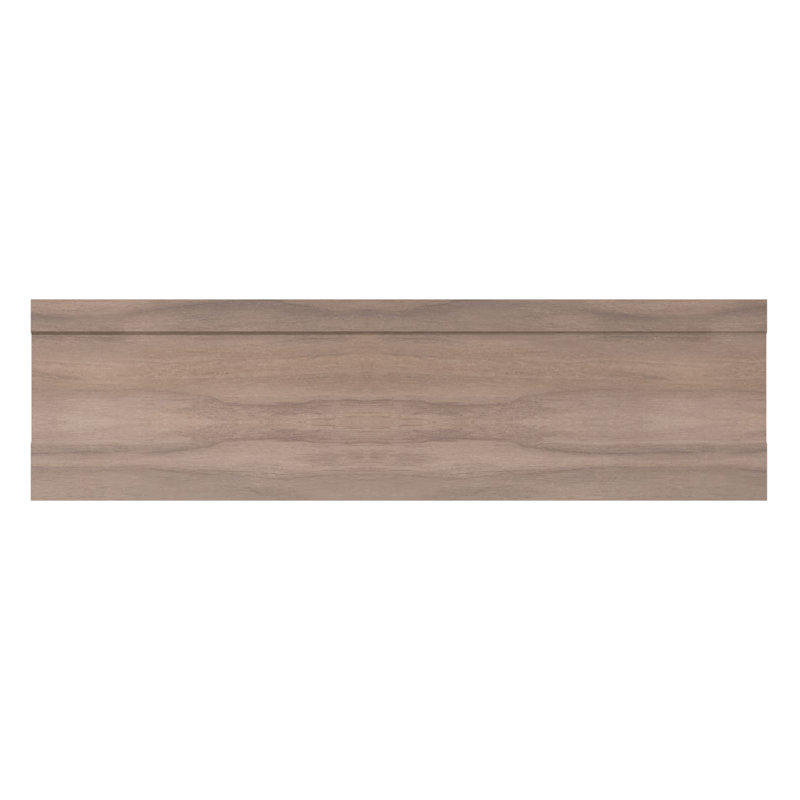Moulure de boîtier en bois massif massif de qualité américaine à structure de bois massif de teinture pour bois massif l 32 po x l 2 1/4 po x P 32 po.