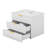 24Inch Wall Mounted Floating Cabinet W/Double Drawer, Floating Rectangular Vanity Small Bathroom Sink With Single Faucet Hole And Overflow, Modern Bathroom Cabinet With Ceramic Basin Sink-2093671128