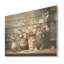Poterie et fleurs, nature morte I, art mural panneau d'arbres sur bois de pin naturel-180396085