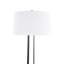 67'' Black Traditional Floor Lamp Set