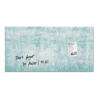 Artverum Wall Mounted Magnetic Unframed Glass Board