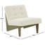 Chaise d'appoint rembourrée Ghiocel