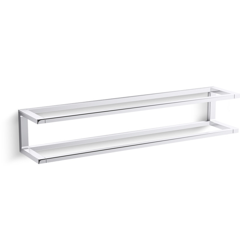 Draft 24 Towel Bar Frame, Polished Chrome