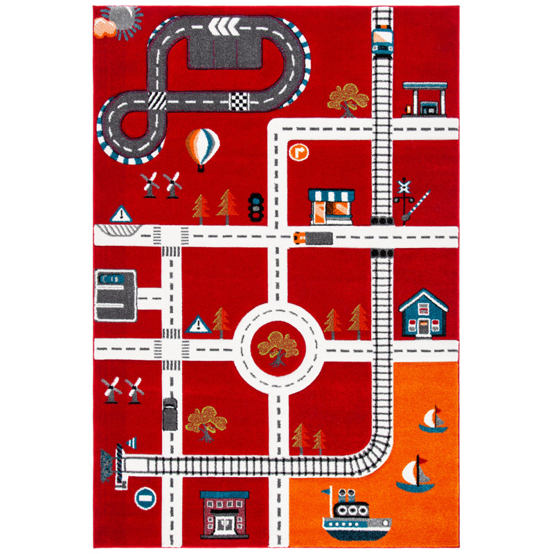 Alcantar Kids 100 Performance Rug, Rectangle 2' x 3'