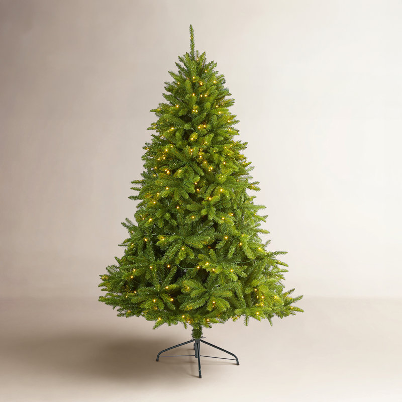 Lighted Artificial Christmas Tree, 6' H
