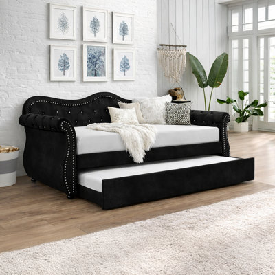Lit de jour Abby noir