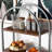 71" Arched 5-Tier Bookshelf with Metal Frame, Tall Industrial Display Shelf for Living Room, Bedroom, or Home Office-820560251