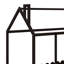 Lit simple en bois avec clôture-249143921