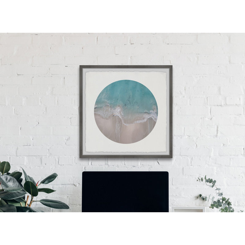 Beach and Waves 1 Piece Single Picture Frame Wall Art, 61cm H x 61cm W x 3.81cm D