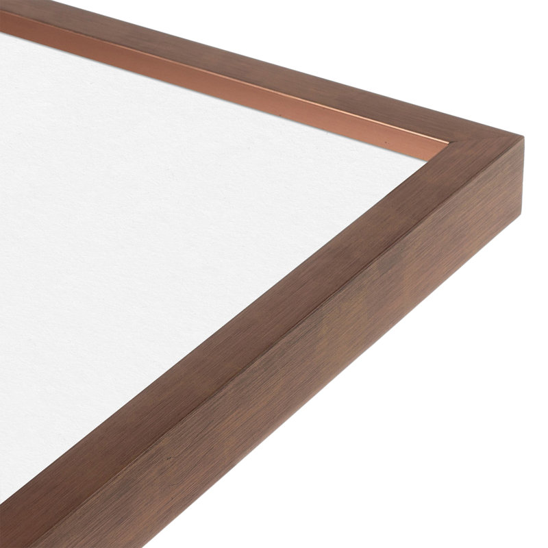 Linnson Wood Picture Frame with Mat, 8" x 10", 16" x 20", Pink