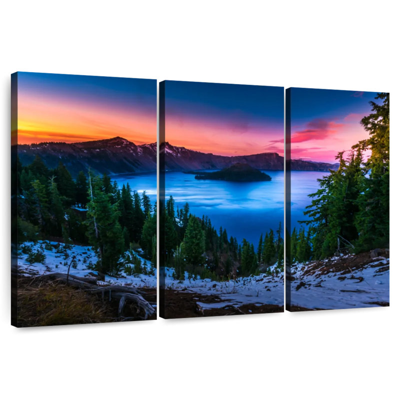 Alvord Crater Lake National Park, Oregon, H 28 po x l 45 po