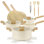 17-Pieces Non Stick Cookware Set Induction And Oven Safe Cookware Set Dishwasher Safe