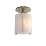 Exos 1 - Light 6" Simple Cylinder Semi Flush Mount