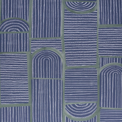 Schumacher x Backdrop Bloomsbury Wallpaper