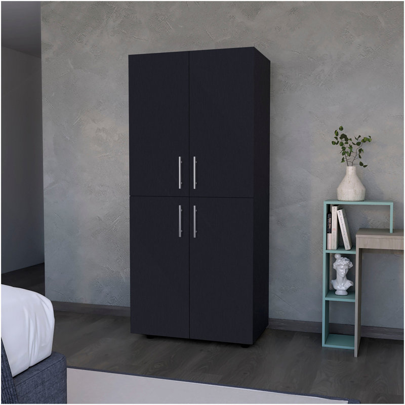 Armoire 4 portes en wengé, Wengé