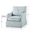 Fauteuil à jupe bleue, l 28 po x P 31,5 po, H 34,72 po, mousse haute, pour fauteuil Home Beauty Spot, siège l 22 po x P 23 po, H 18,5 po, bonheur-749848729