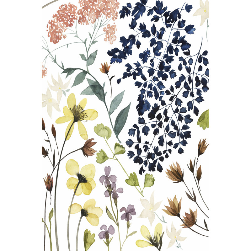 Flower Composition II by Grace Popp - Wrapped Canvas Painting, 46cm H x 30cm W x 3.8cm D