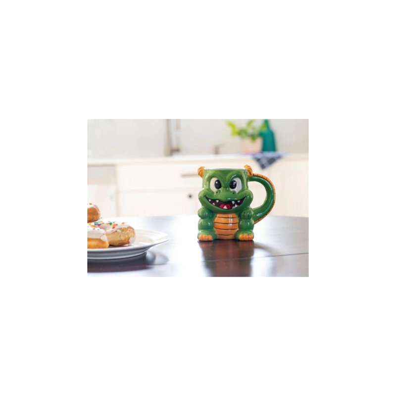 Character Mug Green Dragon 17 Ounce