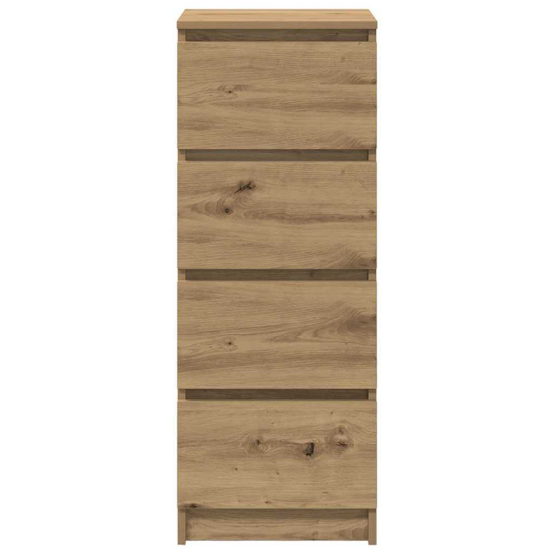 Sideboard 37.5X35x99 Cm Engineered Wood, Artisan Oak