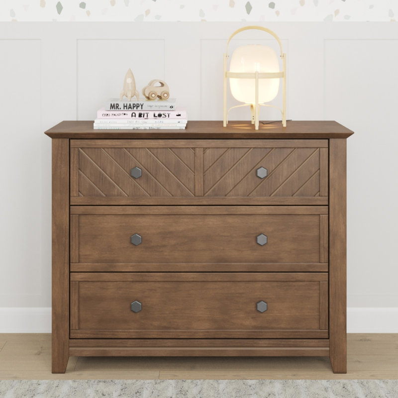 Atwood Kids 3 - Drawer Dresser, Cocoa Bean