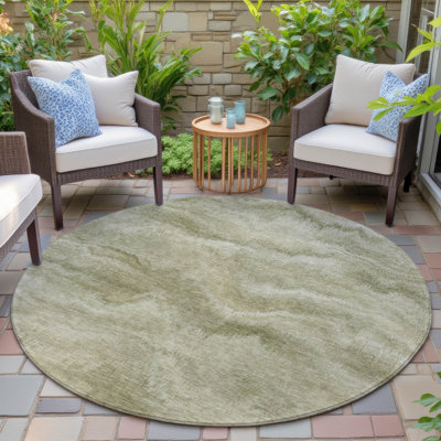 Tapis de sauge Xhevrie intérieur / extérieur lavable à la machine