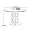 Table ronde de style simple-123163481