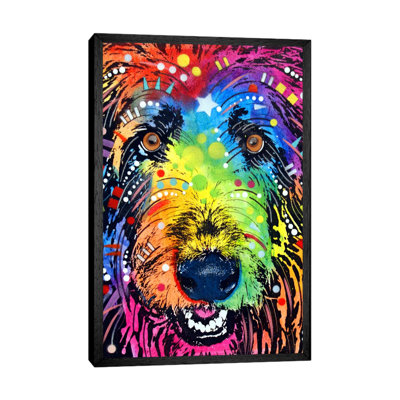 Irish Wolfhound by Dean Russo - Print on Canvas