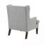 Revêtement en tissu de polyester gris classique pour siège simple