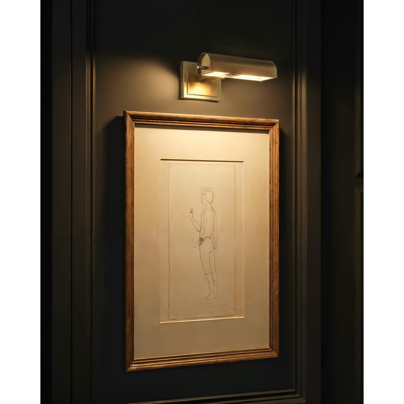 Pendleton Picture Light, 11.5", Brushed Brass