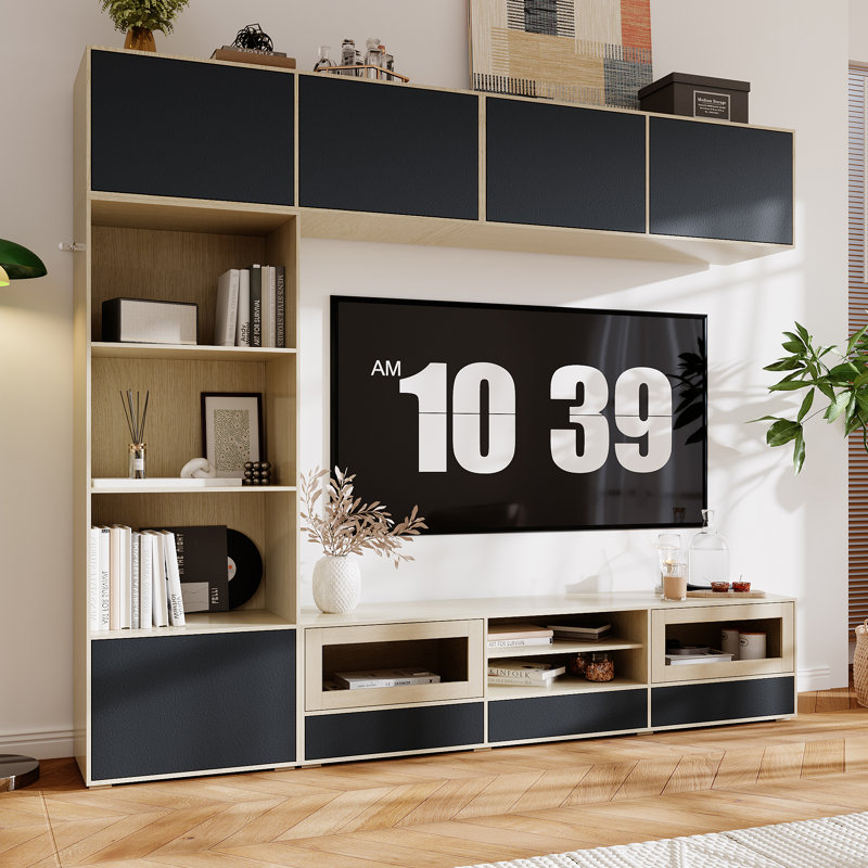 Entertainment Center With Modern Design